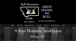 Desktop Screenshot of bullmountaingrille.com